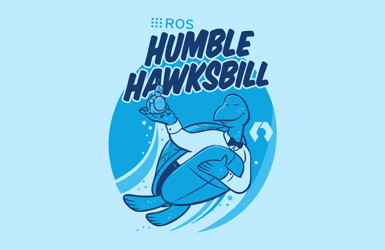 ROS2 Humble Hawksbill Logo